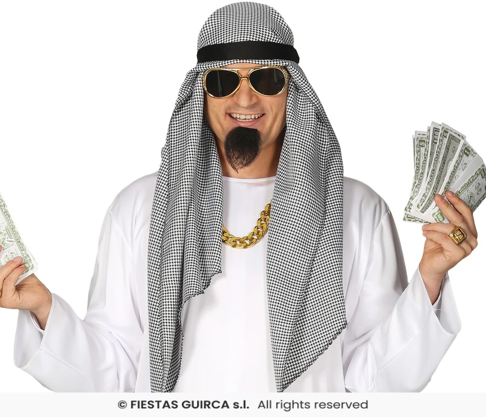 Arabų šeicho kostiumas suaugusiems