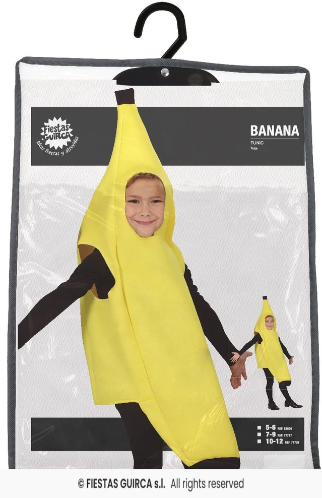 Banano kostiumas vaikams