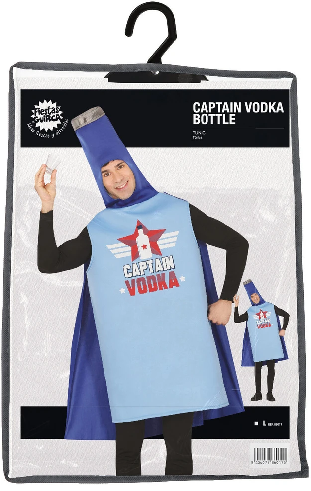 Butelio kostiumas suaugusiems Captain vodka