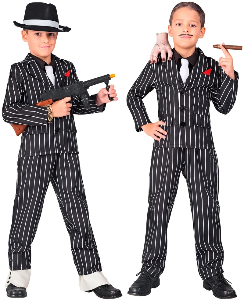 Gangsterio kostiumas vaikams