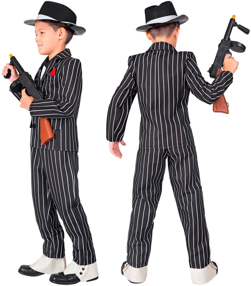 Gangsterio kostiumas vaikams