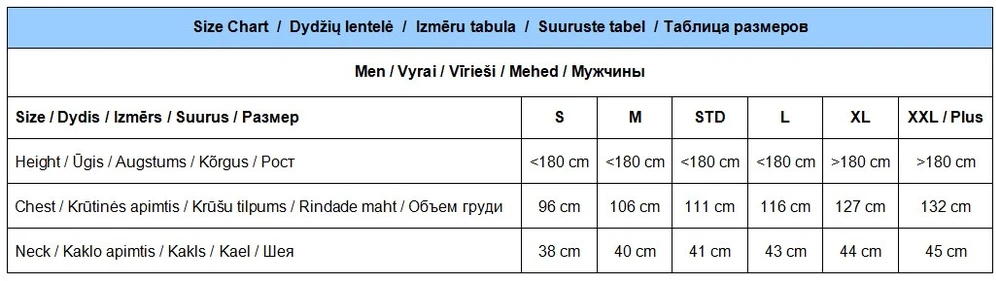 Havajų stiliaus kostiumas vyrams