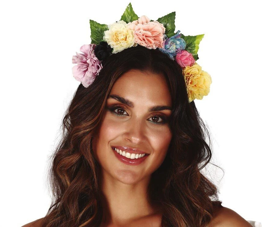 Įvairiaspalvė gėlių juosta plauka