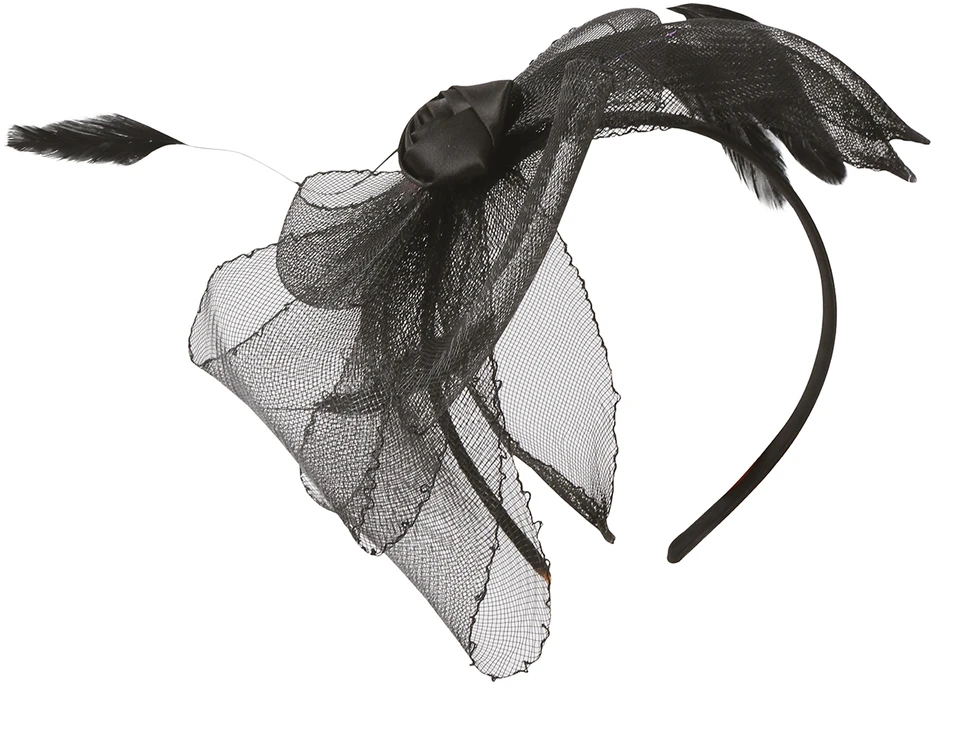 Fiesta Juoda gėlių tiara