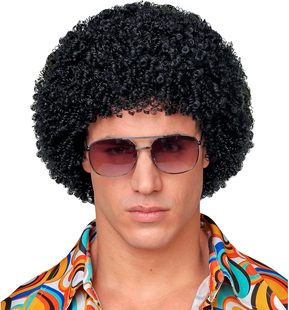 Widmann Juodas „Afro“ stiliaus perukas