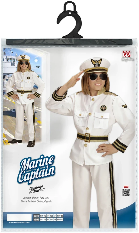 Laivo kapitono kostiumas vaikams