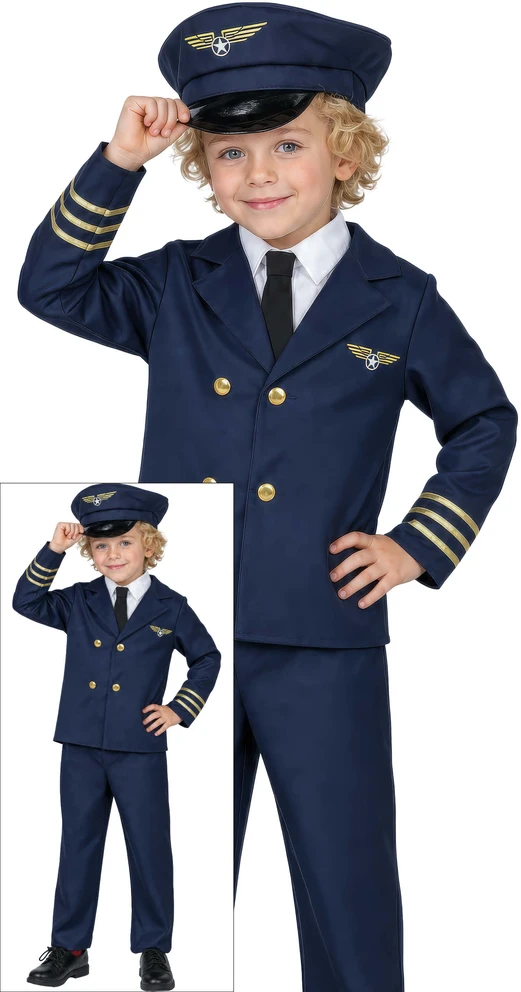Lėktuvo piloto kostiumas vaikams