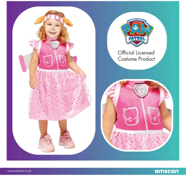 Paw Patrol Skye kostiumas vaikams