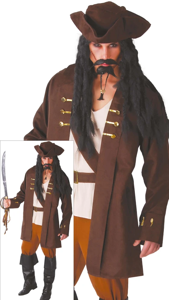 Piratų kapitono kostiumas suaugusiems