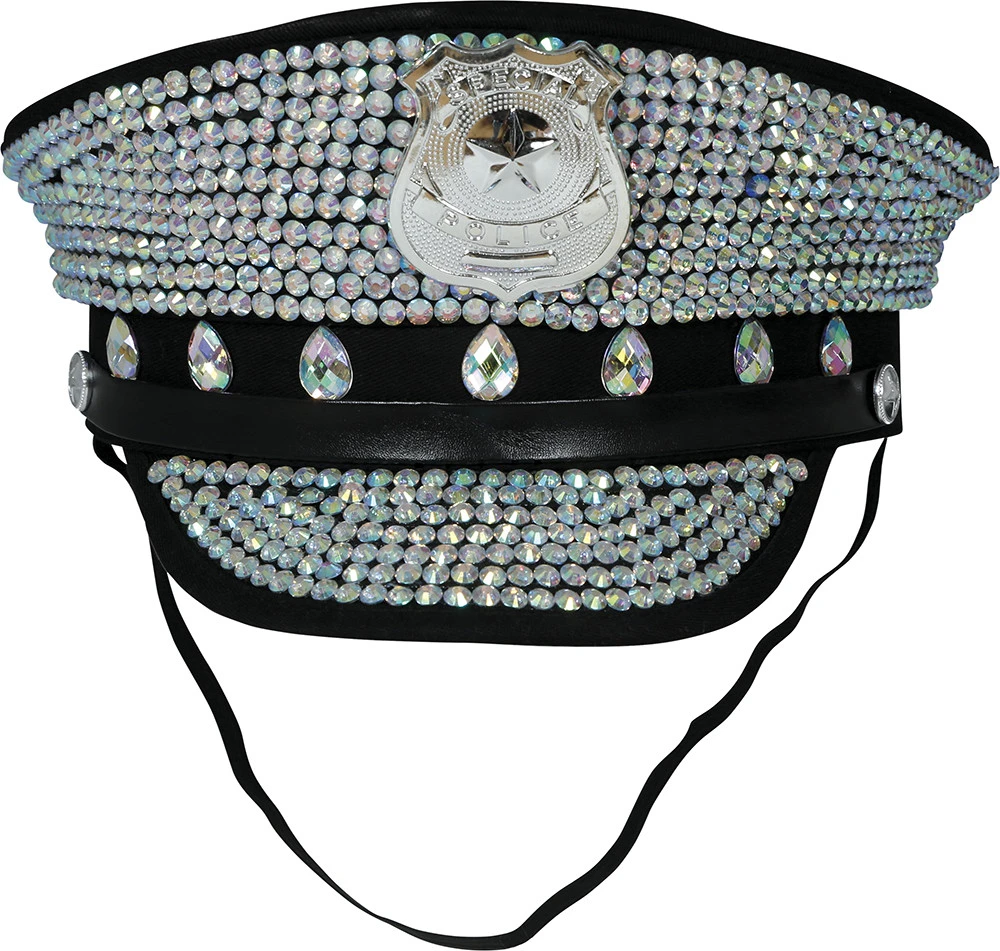 Policijos kepurė su deimantais