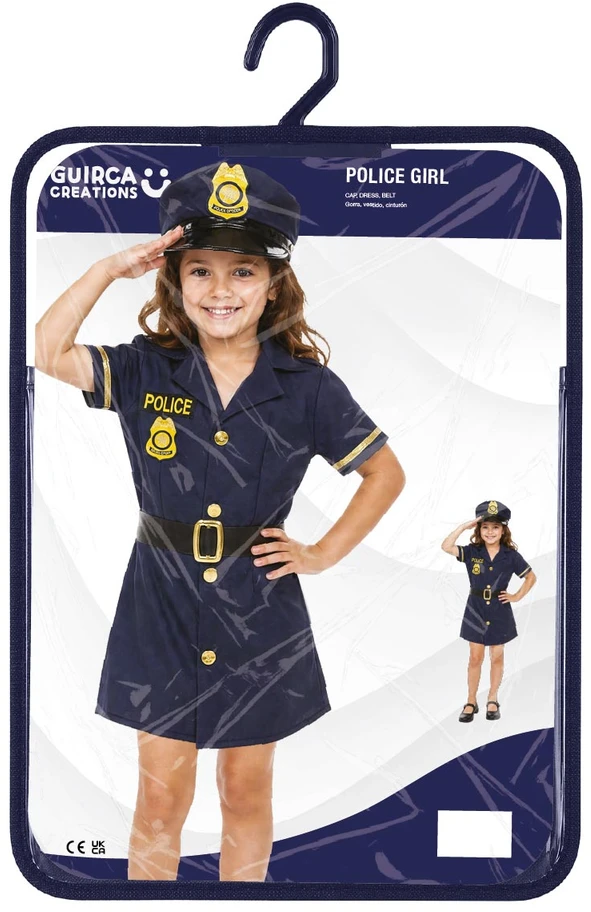 Policininkės kostiumas mergaitėms