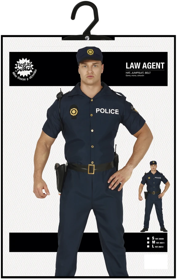 Policininko kostiumas vyrams