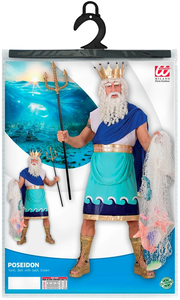 Poseidono kostiumas suaugusiems