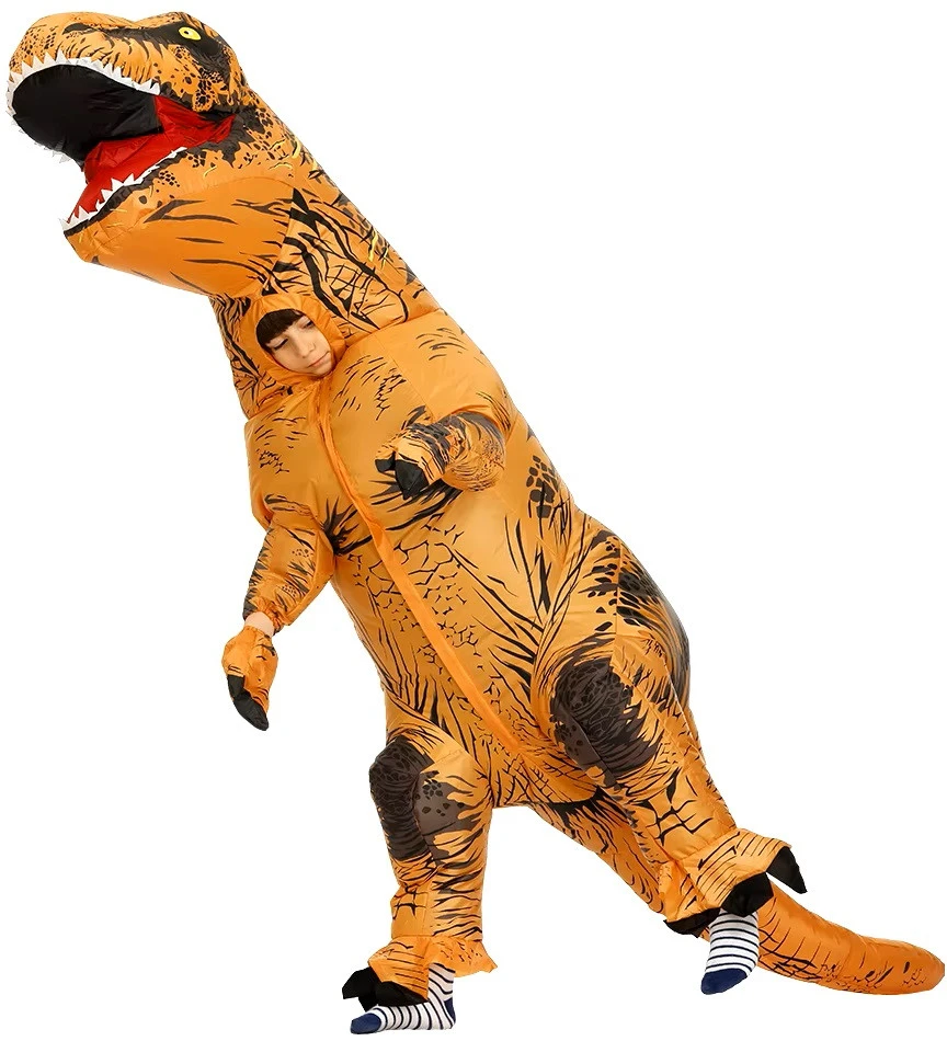 Pripučiamas dinozauro kostiumas suaugusiems