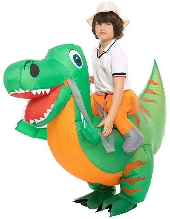 Pripučiamas dinozauro kostiumas vaikams