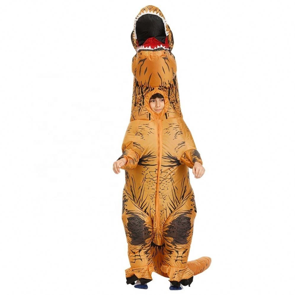 Pripučiamas dinozauro kostiumas vaikams