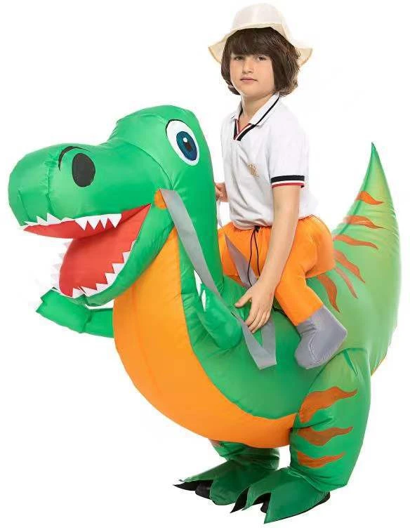 Pripučiamas dinozauro kostiumas vaikams