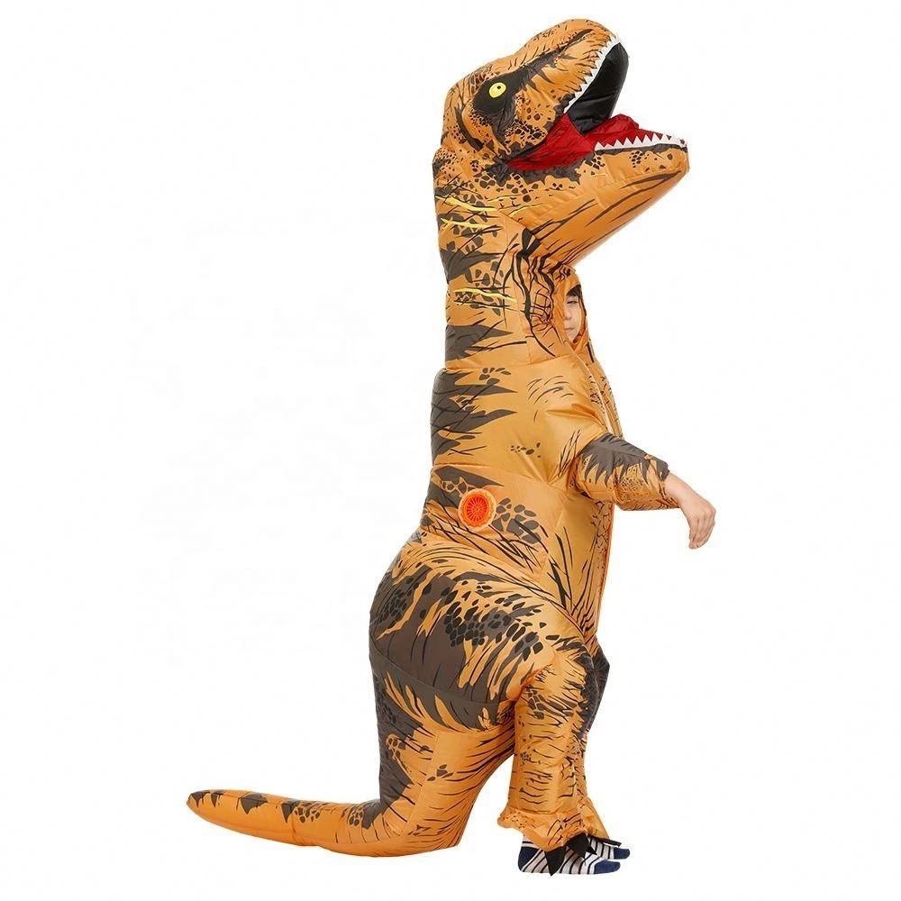 Pripučiamas dinozauro kostiumas vaikams