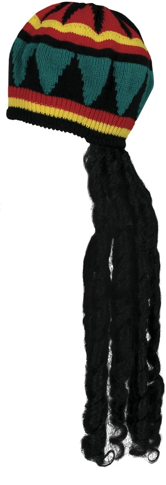 Rasta kepurė su plaukais