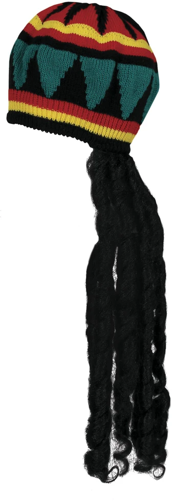 Rasta kepurė su plaukais