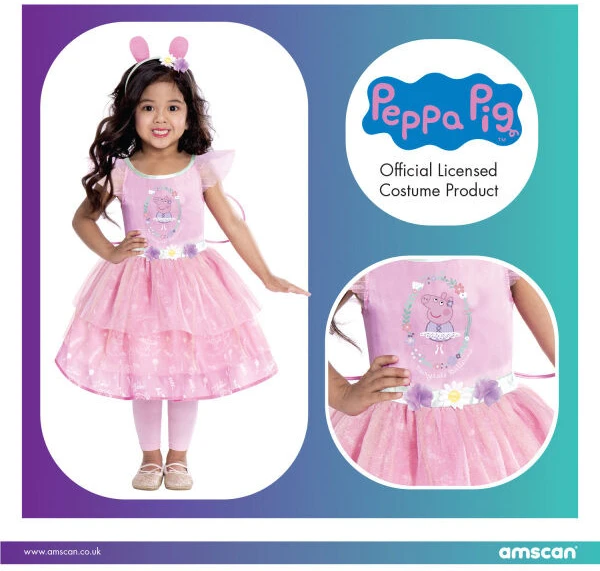 Suknelė mergaitėms Fėja Peppa