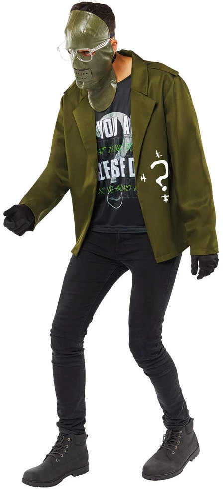 Superherojaus Rydlerio kostiumas suaugusiems