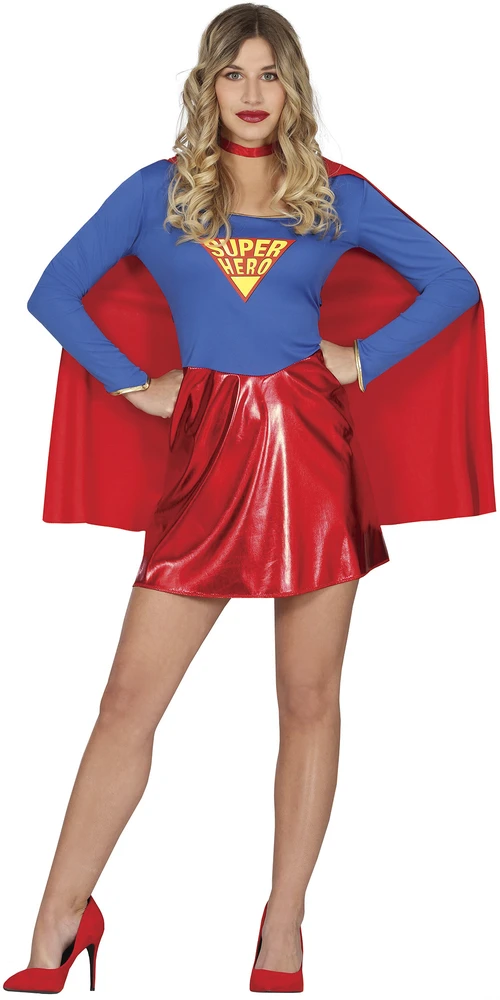 Superherojės kostiumas moterims