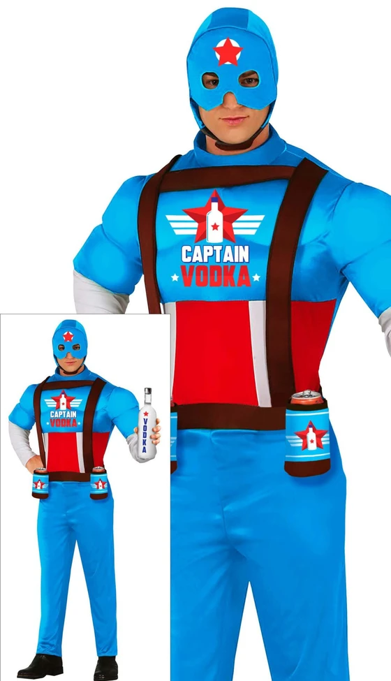 Superherojus Kostiumas Vyrams Captain Vodka