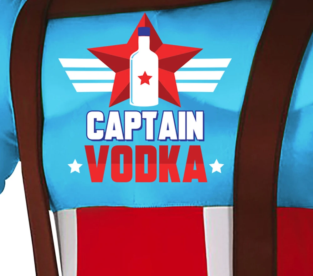 Superherojus Kostiumas Vyrams Captain Vodka
