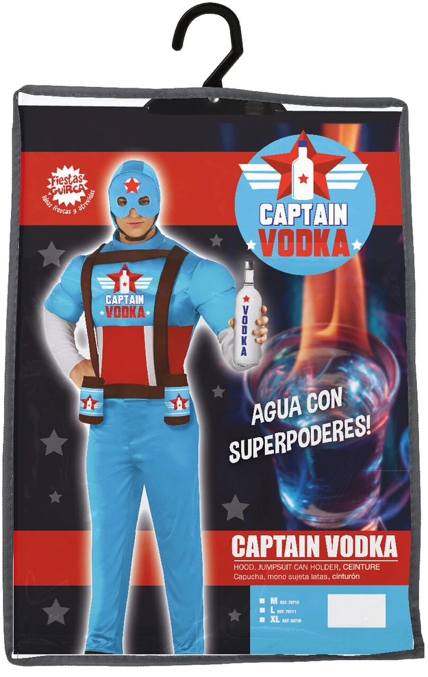 Superherojus Kostiumas Vyrams Captain Vodka