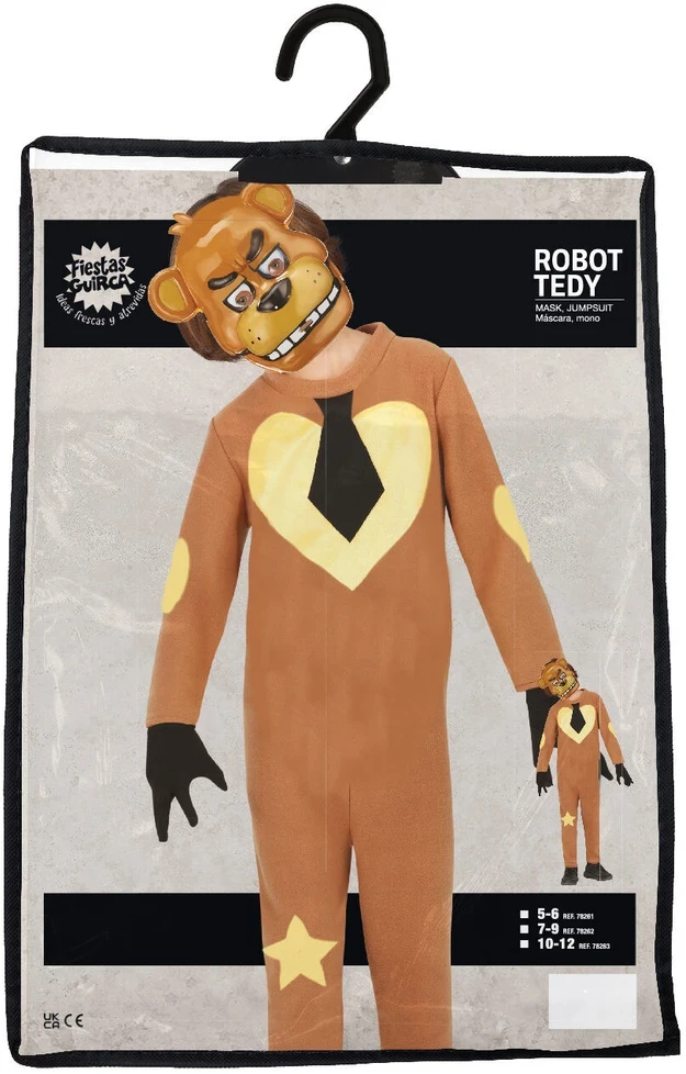 Tedžio meškiuko-roboto kostiumas vaikams