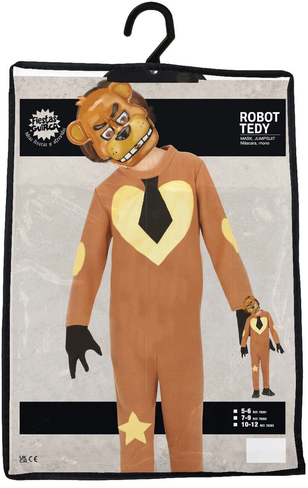 Tedžio meškiuko-roboto kostiumas vaikams