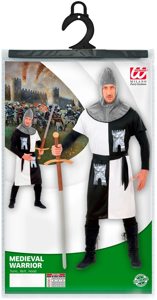 Viduramžių kario kostiumas suaugusiems