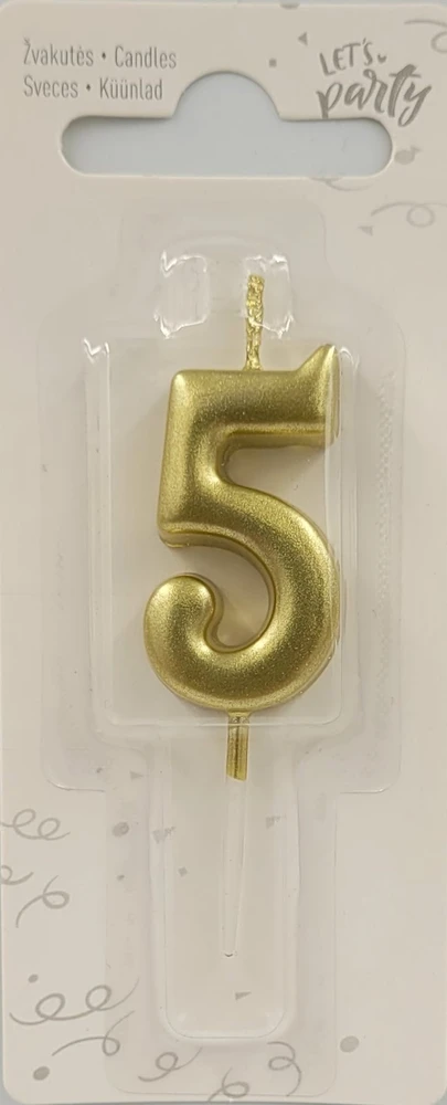 Žvakė numeris 5 tortui