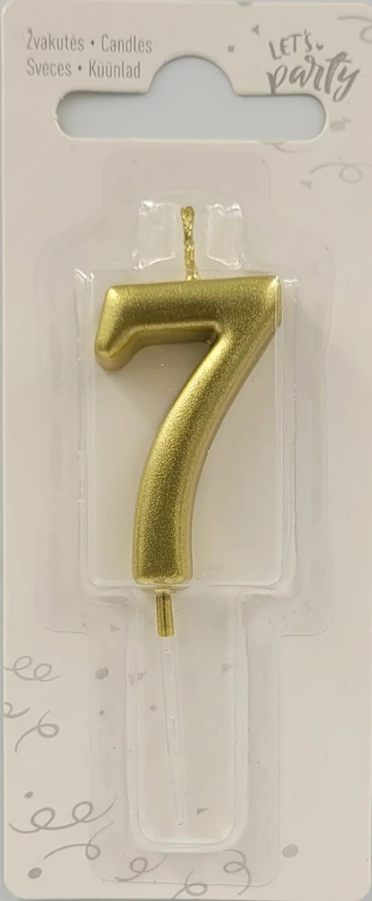 Žvakė numeris 7 tortui
