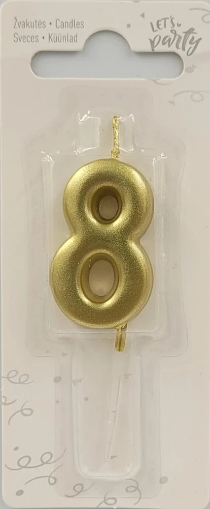 Žvakė numeris 8 tortui