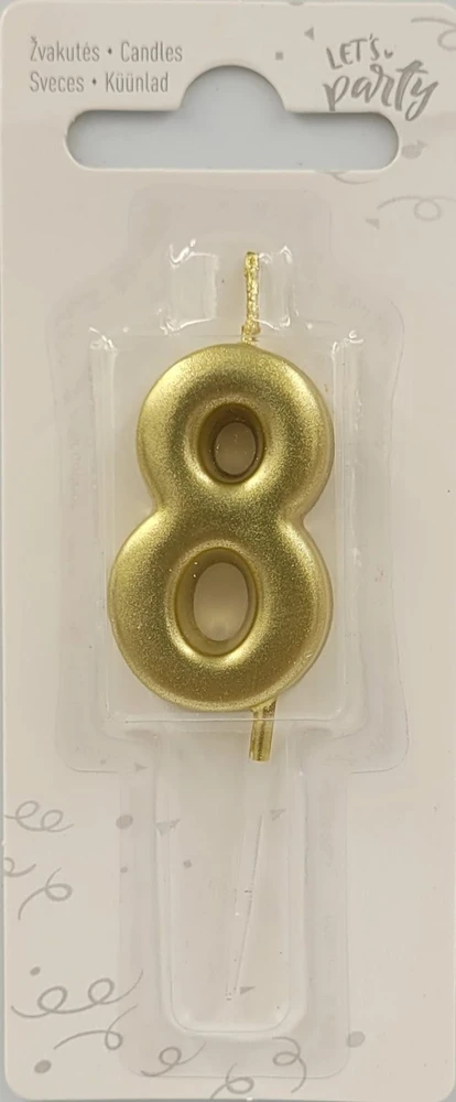Žvakė numeris 8 tortui