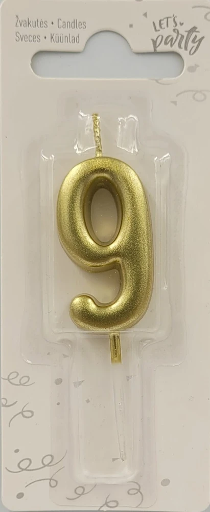 Žvakė numeris 9 tortui