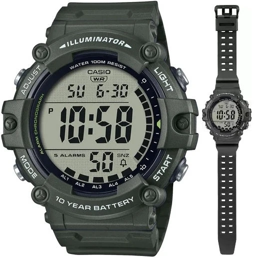 Laikrodis vyrams CASIO SPORT ILLUMINATOR AE-1500WHX-3A + dėžutė