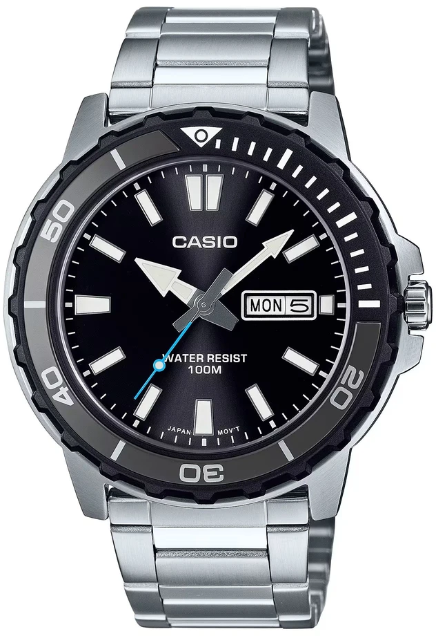 Laikrodis Casio Collection Vintage CASIO SPORT modelis DIVER 100M - Juodas