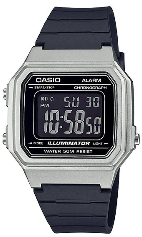 UNISEX CASIO W-217HM-7B LAIKRODIS + DĖŽĖ
