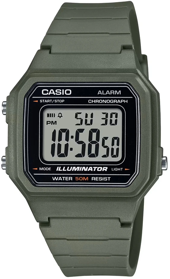 Casio W-217H-3A laikrodis + dėžutė