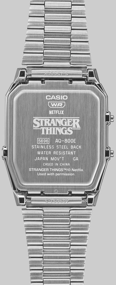 Laikrodis Casio Collection Vintage CASIO VINTAGE EDGY COLLECTION - STRANGER THINGS Ltd. EDT. NetFlix Collab AQ-800EST-1AER