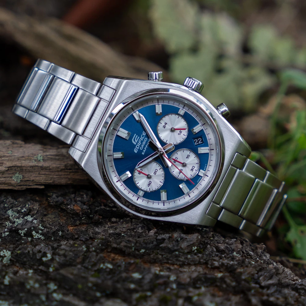 Laikrodis CASIO EDIFICE MOTORSPORT CHRONOGRAPH Mėlynas EFB-730D-2AVUEF