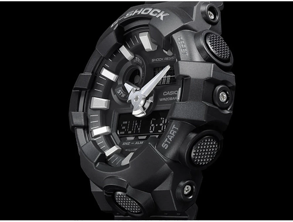 Laikrodis Casio G-Shock GA-700-1BER, Juodas