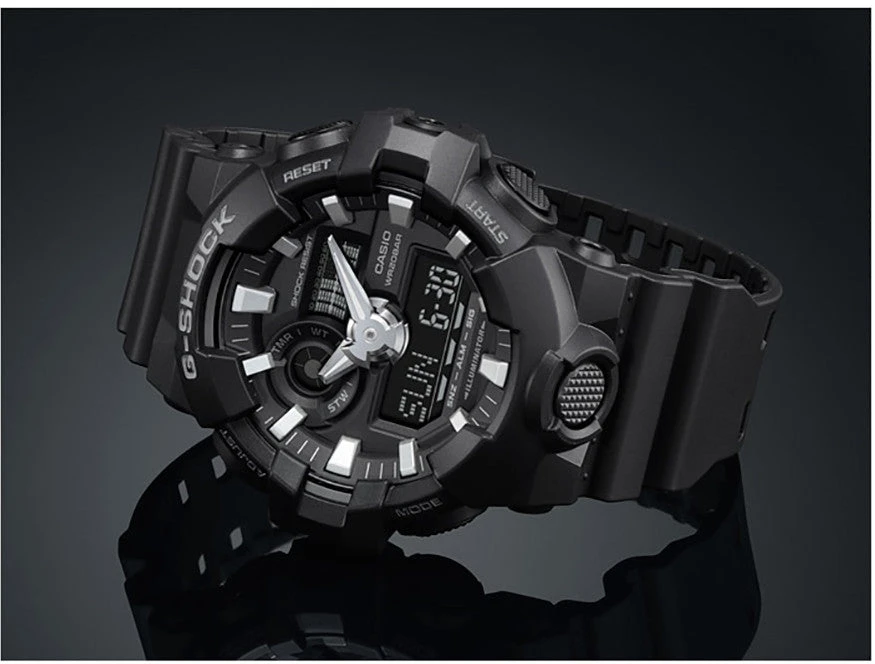 Laikrodis Casio G-Shock GA-700-1BER, Juodas