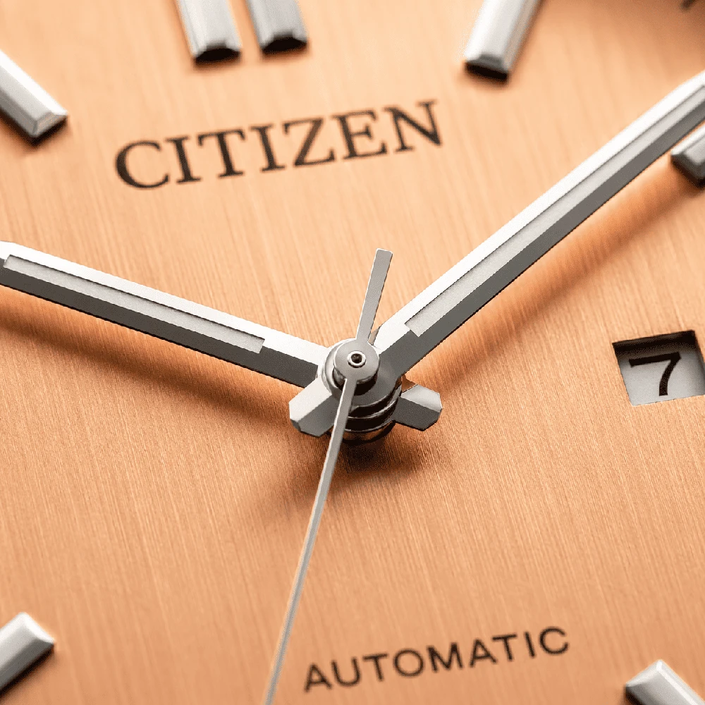 Laikrodis Citizen modelis Tsuyosa Automatic - Salmon Rožinė NJ0159-86Z