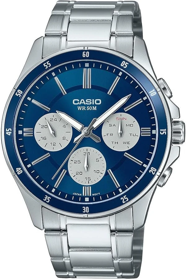 Laikrodis vyrams CASIO MTP-1374D-2A3 (zd063h) + BOX