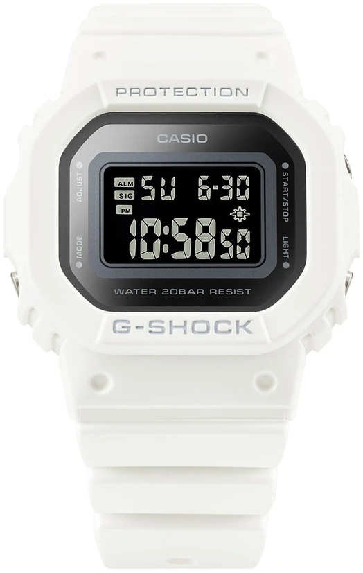 Laikrodis „Casio G-shock“ originalios metalinės akcentinės spalvos GMD-S5600-7ER