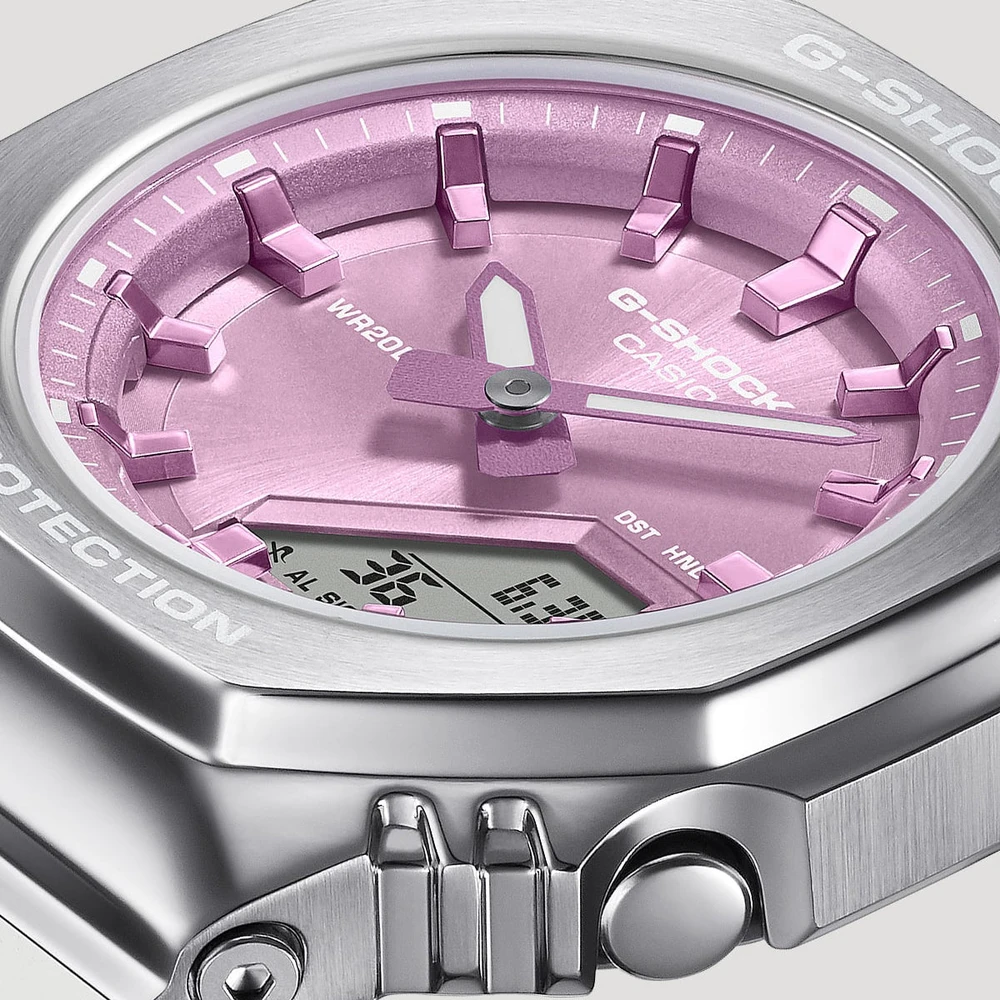 Casio G-Shock analoginis-skaitmeninis moteriškas laikrodis, GM-S2110-7A6ER